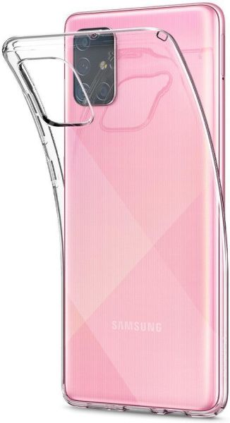 Spigen Galaxy A71 ile Uyumlu Kılıf Liquid Crystal Crystal Clear