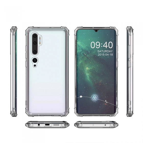 Blogy Note 10 ile Uyumlu Crystal Fit Kılıf Crystal Clear