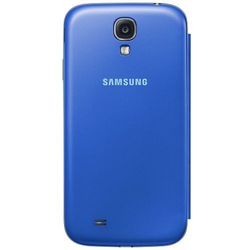 Galaxy S4 i9500 ile Uyumlu S View Cover Kılıf Mavi EF-CI950BCEGWW