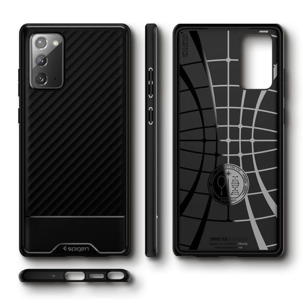 Spigen Galaxy Note 20 ile Uyumlu Kılıf Core Armor Black
