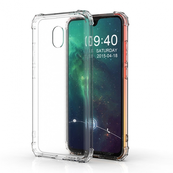 Blogy RedMi 8A ile Uyumlu Crystal Fit Kılıf Crystal Clear