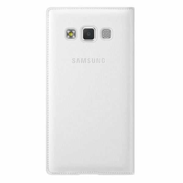 Galaxy A3 (2015) ile Uyumlu Kılıf Flip Cover Beyaz EF-FA300BW