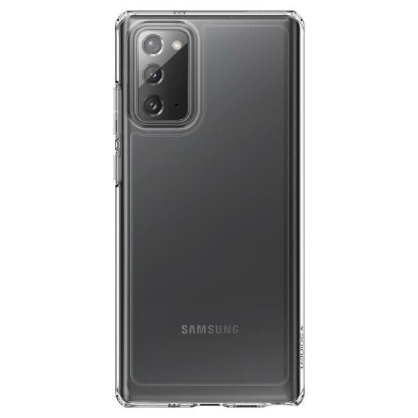 Spigen Galaxy Note 20 ile Uyumlu Kılıf Crystal Hybrid Crystal Clear