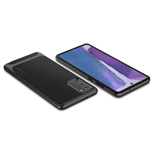 Spigen Galaxy Note 20 ile Uyumlu Kılıf Neo Hybrid Gunmetal