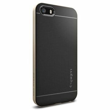 Spigen iPhone 5,5s,SE ile Uyumlu Kılıf Neo Hybrid Champagne Gold