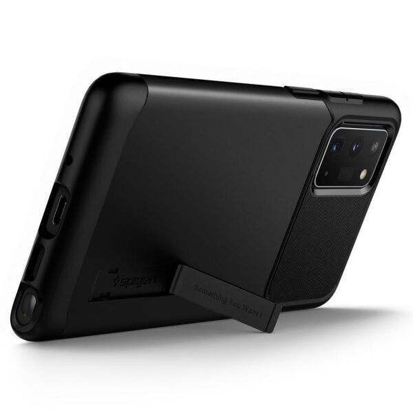 Spigen Galaxy Note 20 ile Uyumlu Kılıf Slim Armor Metal Slate