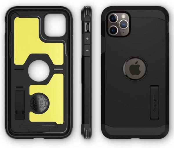 Spigen iPhone 11 Pro ile Uyumlu Kılıf Tough Armor XP Black