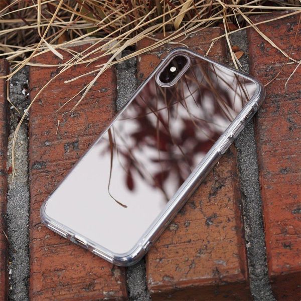 Ringke Mirror Fusion iPhone XS ile Uyumlu Aynalı Kılıf Silver