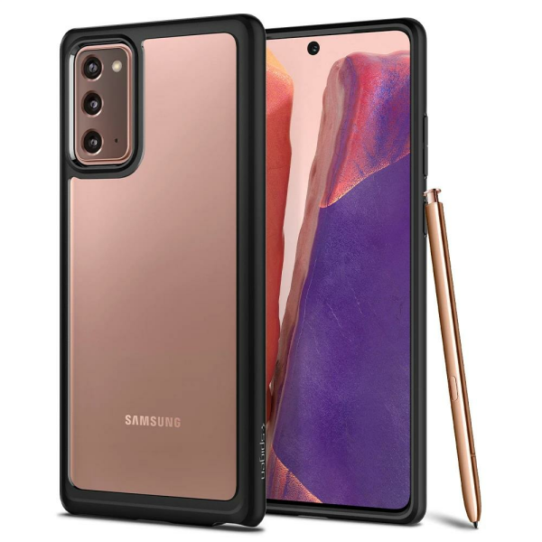 Spigen Galaxy Note 20 ile Uyumlu Kılıf Ultra Hybrid Black