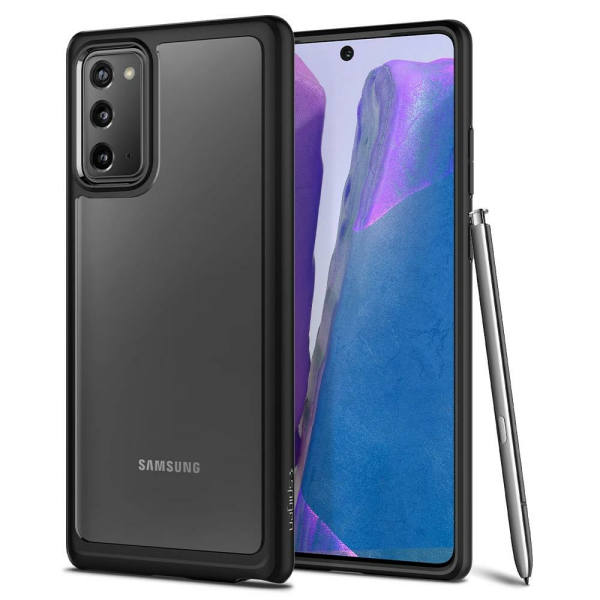 Spigen Galaxy Note 20 ile Uyumlu Kılıf Ultra Hybrid Black