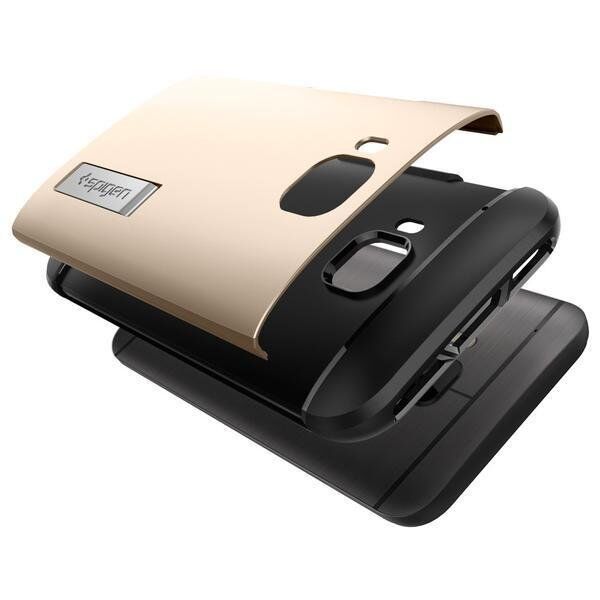 Spigen One M9 ile Uyumlu Kılıf Slim Armor -Champagne Gold