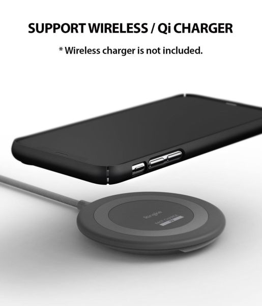 Ringke Slim iPhone XS ile Uyumlu KIlıf Black 4 Tarafı Saran Tam Koruma İnce Şık Tasarım