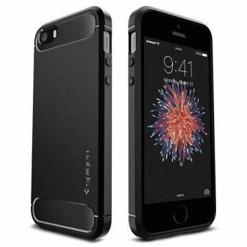 Spigen iPhone 5,5s,SE ile Uyumlu Kılıf Rugged Armor