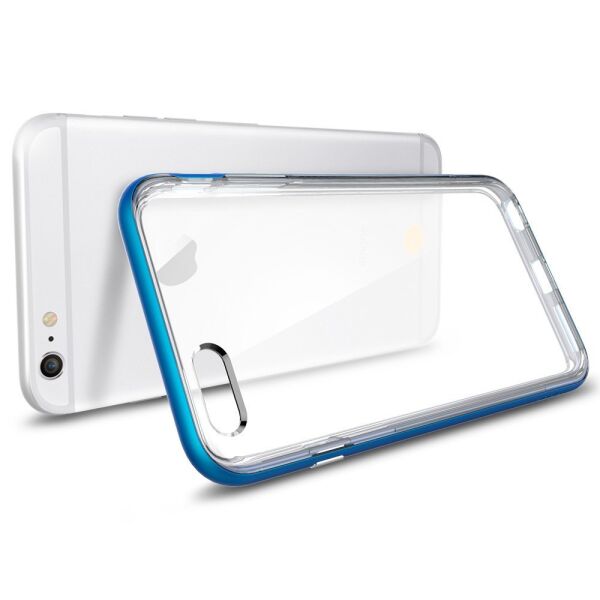 Spigen iPhone 6s Plus/6 Plus ile Uyumlu Kılıf Neo Hybrid EX Electric Blue (Out)