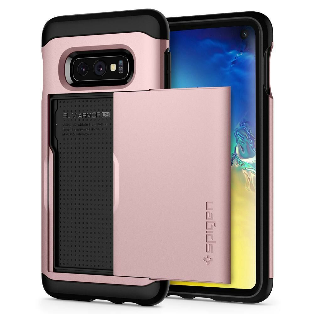 Spigen Galaxy S10e ile Uyumlu Kılıf Slim Armor CS Rose Gold