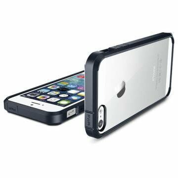 Spigen iPhone 5,5s,SE ile Uyumlu Kılıf Ultra Hybrid Metal Slate