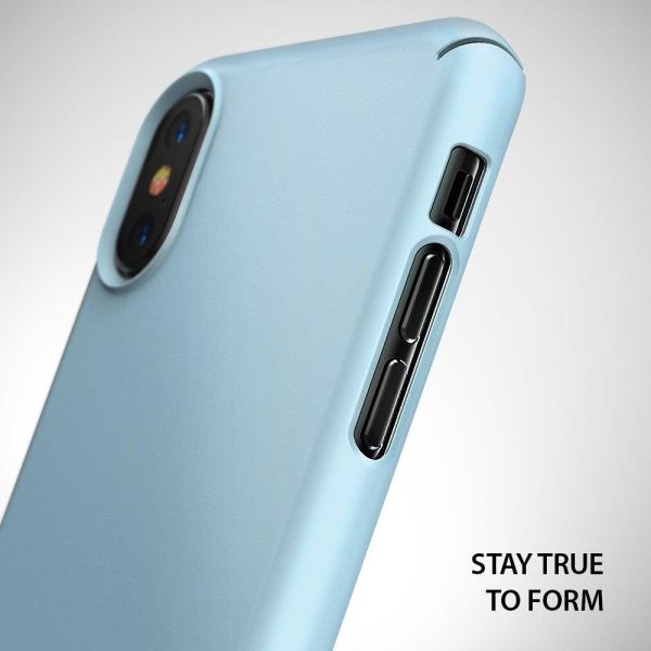 Ringke Slim iPhone XS ile Uyumlu KIlıf Sky Blue