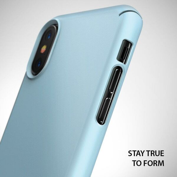 Ringke Slim iPhone XS ile Uyumlu KIlıf Sky Blue