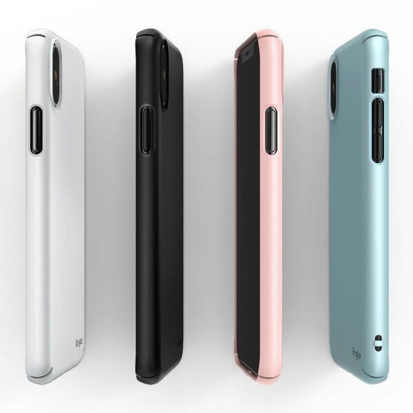 Ringke Slim iPhone XS ile Uyumlu KIlıf Sky Blue