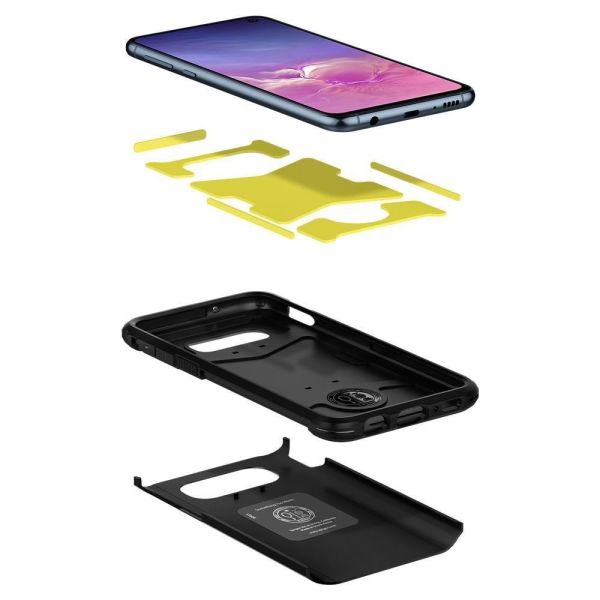 Spigen Galaxy S10e ile Uyumlu Kılıf Tough Armor XP Black