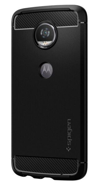Spigen Moto Z2 Play ile Uyumlu Kılıf Rugged Armor