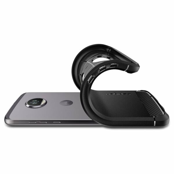 Spigen Moto Z2 Play ile Uyumlu Kılıf Rugged Armor