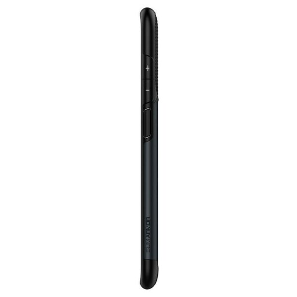 Spigen Galaxy S20 ile Uyumlu Kılıf Slim Armor Metal Slate