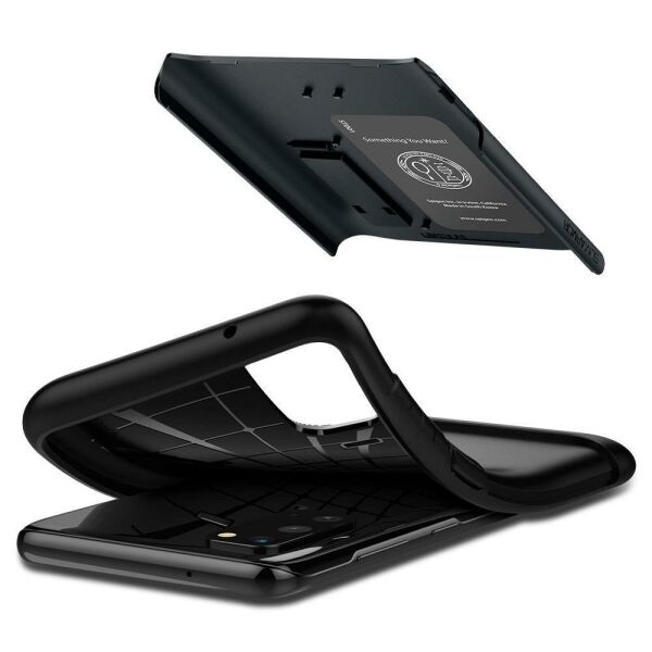 Spigen Galaxy S20 ile Uyumlu Kılıf Slim Armor Metal Slate