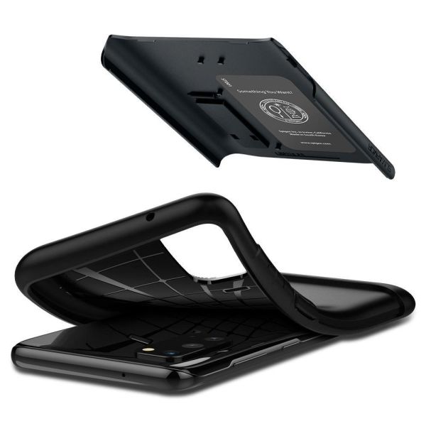 Spigen Galaxy S20 ile Uyumlu Kılıf Slim Armor Metal Slate