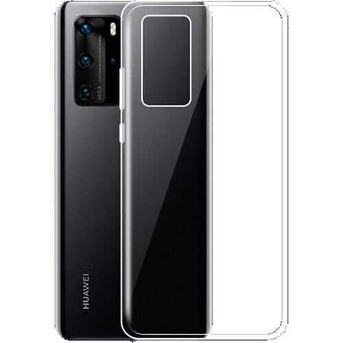 P40 ile Uyumlu Ultra Slim Silikon Kılıf Şeffaf