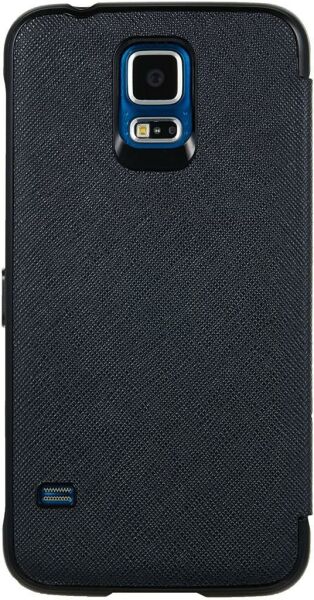 Anymode G900 Galaxy S5 ile Uyumlu View Flip Cover Kılıf Siyah