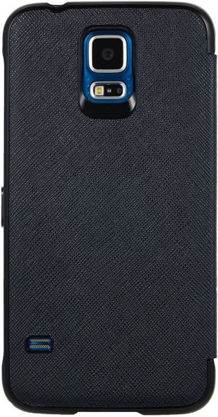 Anymode G900 Galaxy S5 ile Uyumlu View Flip Cover Kılıf Siyah