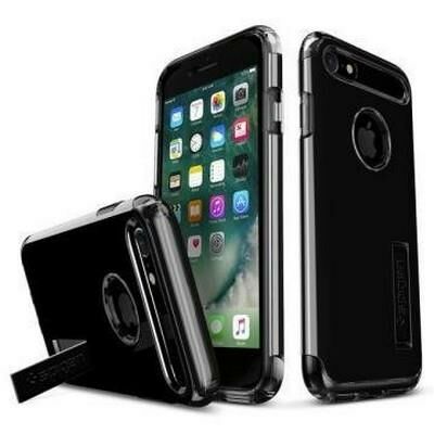 Spigen iPhone 7/8 ile Uyumlu Kılıf Slim Armor Jet Black