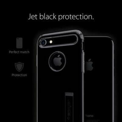Spigen iPhone 7/8 ile Uyumlu Kılıf Slim Armor Jet Black