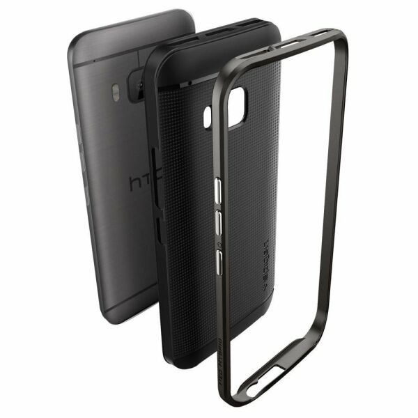 Spigen One M9 ile Uyumlu Kılıf Neo Hybrid Gun Metal