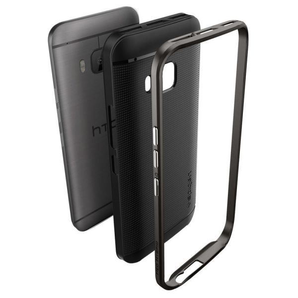 Spigen One M9 ile Uyumlu Kılıf Neo Hybrid Gun Metal