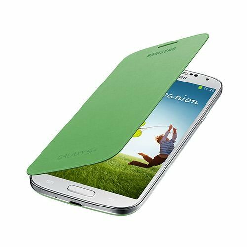 Galaxy S4 ile Uyumlu Flip Cover Kılıf Yeşil EF-FI950BGEGWW (Out)