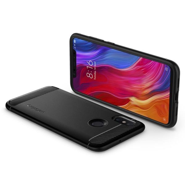 Spigen Mi 8 ile Uyumlu Kılıf Rugged Armor