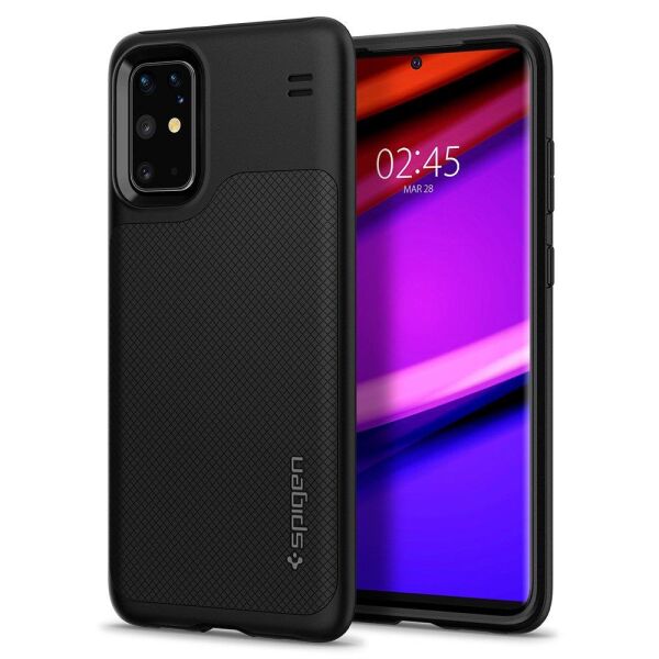 Spigen Galaxy S20 Plus ile Uyumlu Kılıf Hybrid NX Matte Black