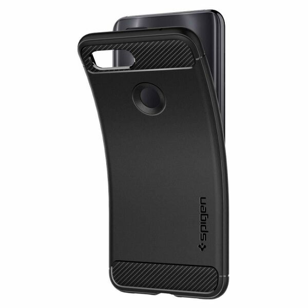 Spigen Mi 8 Lite ile Uyumlu Kılıf Rugged Armor