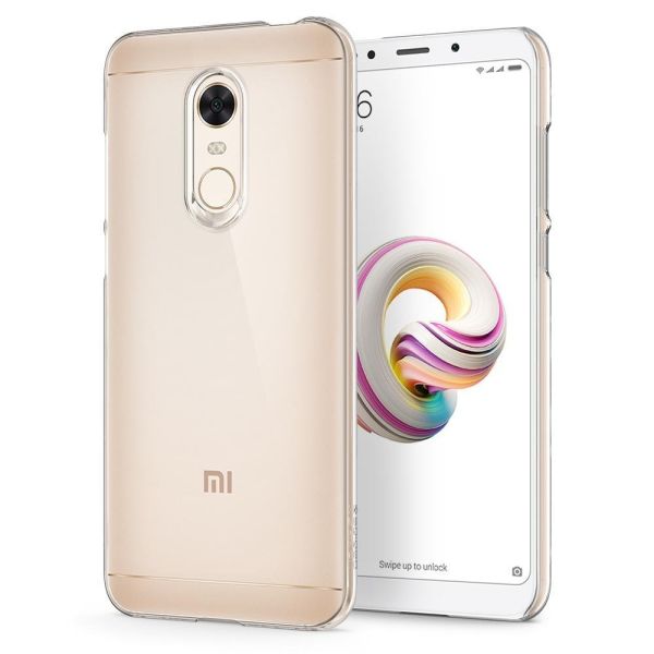 Spigen Redmi 5 Plus ile Uyumlu Kılıf Liquid Crystal 4 Tarafı Koruma