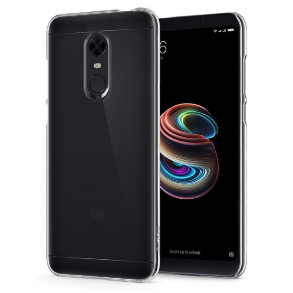 Spigen Redmi 5 Plus ile Uyumlu Kılıf Liquid Crystal 4 Tarafı Koruma