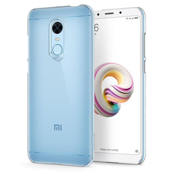 Spigen Redmi 5 Plus ile Uyumlu Kılıf Liquid Crystal 4 Tarafı Koruma