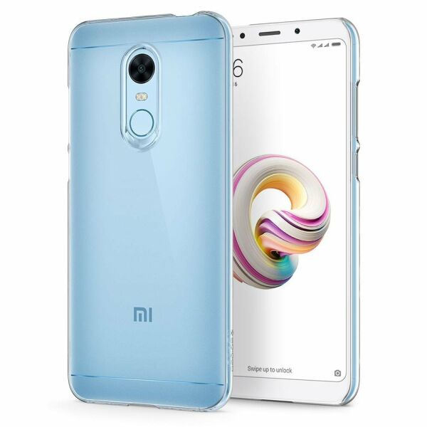 Spigen Redmi 5 Plus ile Uyumlu Kılıf Liquid Crystal 4 Tarafı Koruma