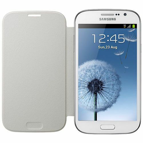 Galaxy Grand Neo/Duos ile Uyumlu Flip Cover Kılıf Beyaz EF-FI908BWEGWW