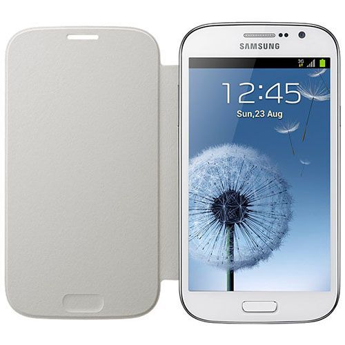 Galaxy Grand Neo/Duos ile Uyumlu Flip Cover Kılıf Beyaz EF-FI908BWEGWW