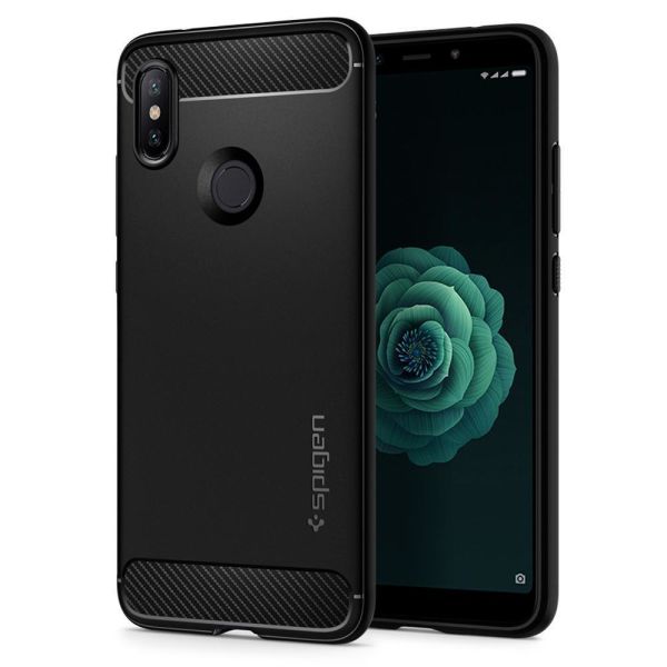 Spigen Mi A2 / 6X ile Uyumlu Kılıf Rugged Armor