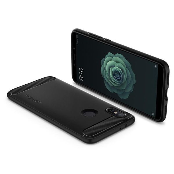 Spigen Mi A2 / 6X ile Uyumlu Kılıf Rugged Armor