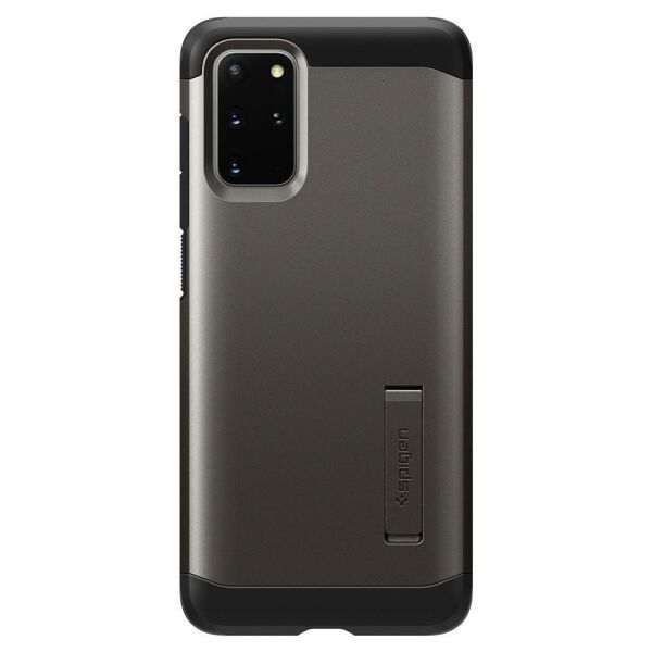 Spigen Galaxy S20 Plus ile Uyumlu Kılıf Tough Armor Gunmetal