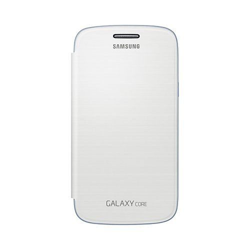 Galaxy Core ile Uyumlu Flip Cover Kılıf Beyaz EF-FI826BWEGWW